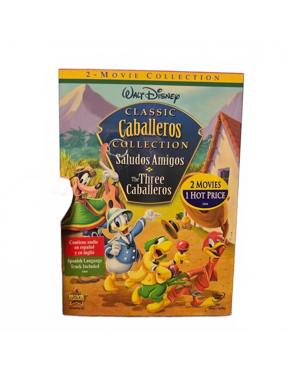 Disney Caballeros Collection DVD Saludos Amigos Three Caballeros 2008 slipcover